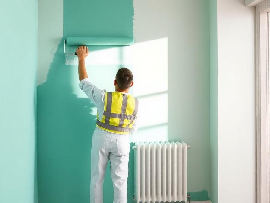 Peinture — chantier Nex Volt Construction